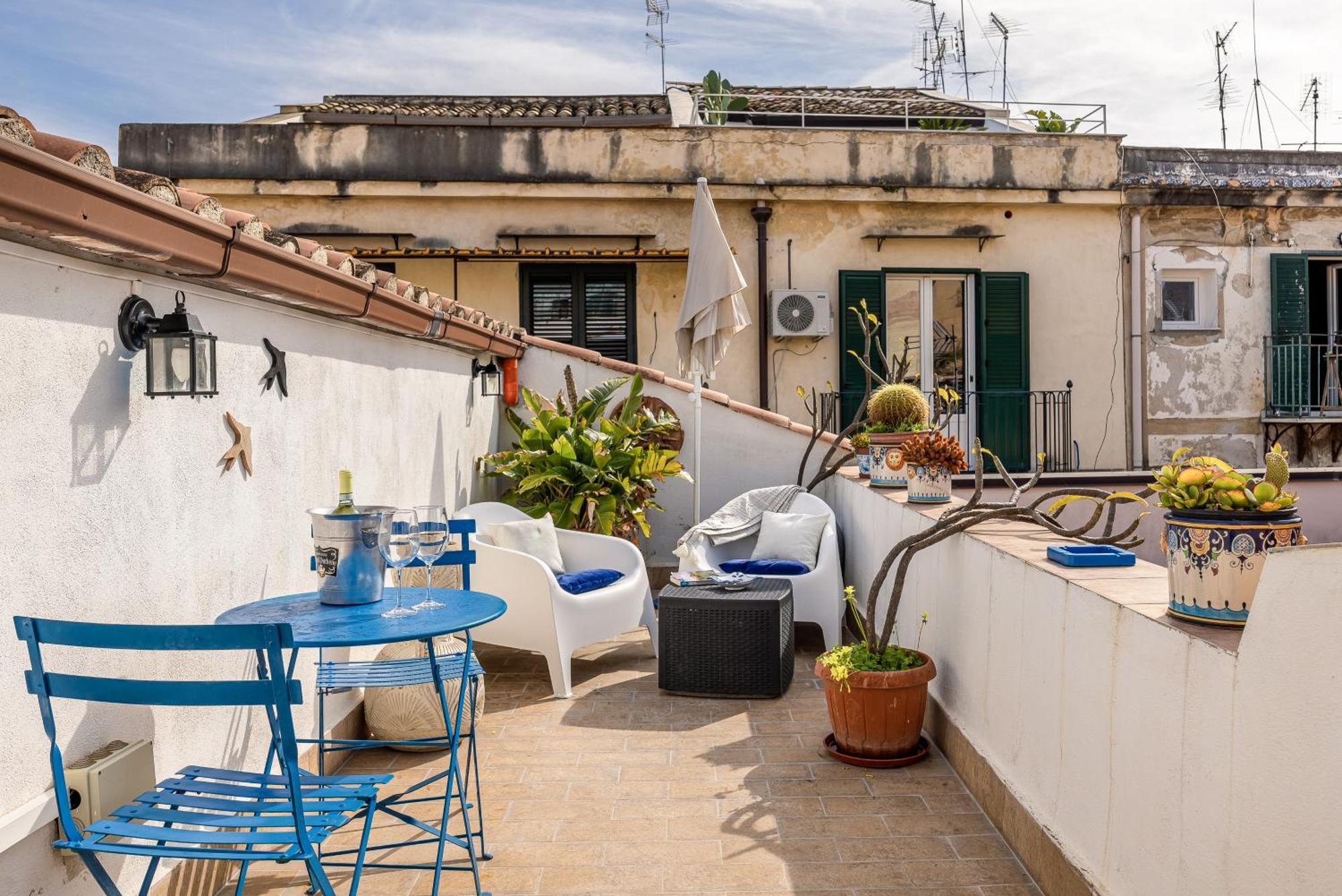 Sofia'S Apt Loft Incantevole Con Terrazza Privata ปาแลร์โม ภายนอก รูปภาพ